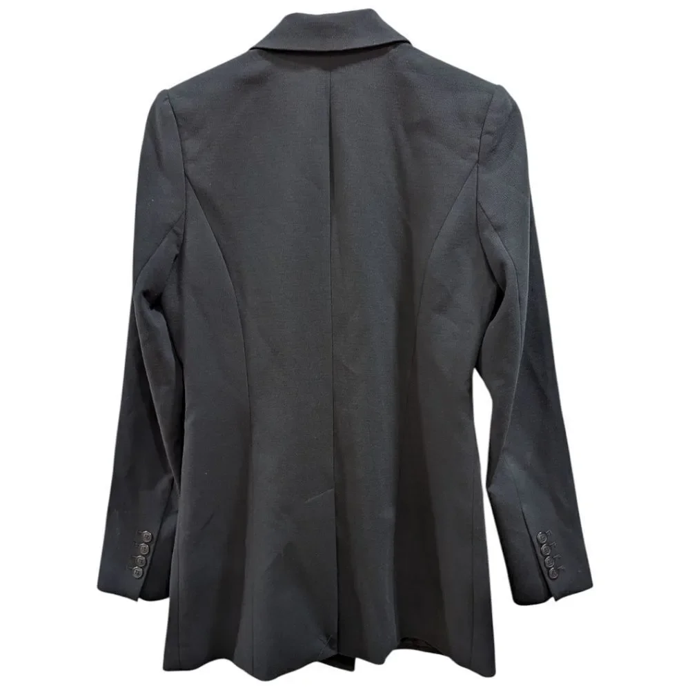 1901 Women's 4 Black Double Breasted Blazer NWT